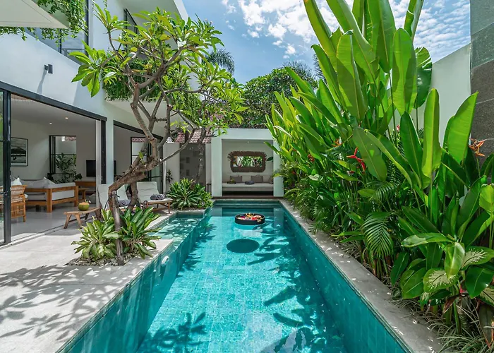 ヴィラ Puri Senang - Modern Pool Villa, 6 Mins To Berawa & Finns